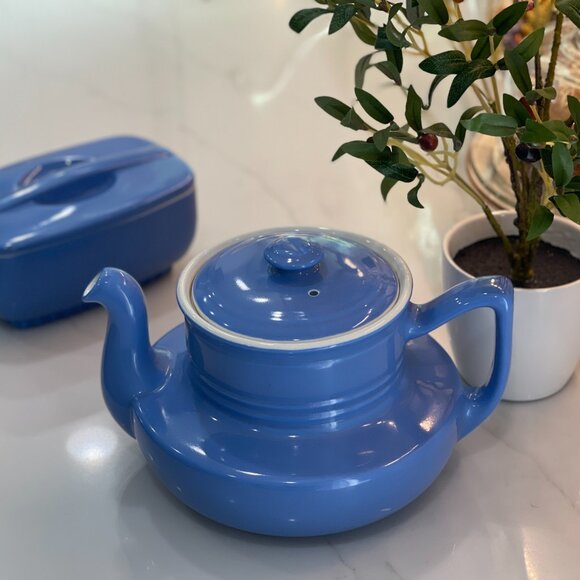 MCM Hall Pottery 1940s Coffeelator Large Coffee Pot - Picture 8 of 16